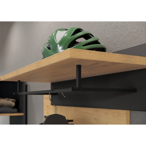 Tmavosivá predsieňová zostava v dekore duba - Germania-image-1