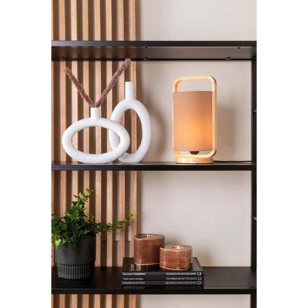 Krémovobiela váza PT LIVING Oval, výška 20,5 cm-image-3