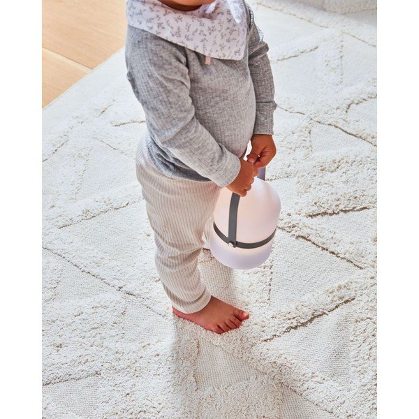 Sivá vonkajšia lampa Kave Home Janvir, výška 16 cm-image-1