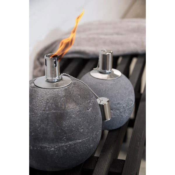 Betónová olejová lampa (výška 16 cm) – Esschert Design-image-1