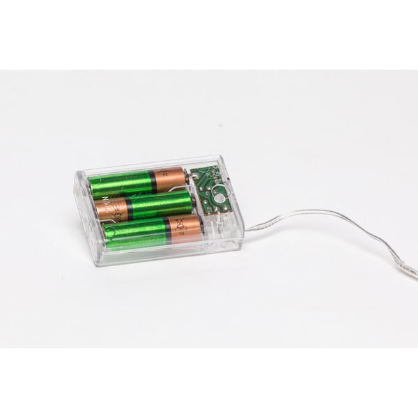 Hnedá svetelná reťaz na batérie s LED žiarovkami LUKKA, 30 svetielok-image-2