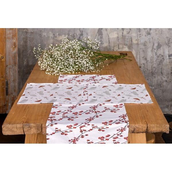 Bavlnený behúň na stôl 40x140 cm Snowbound – Butter Kings-image-1