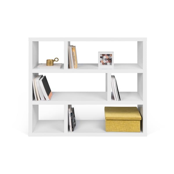 Biela knižnica 120x105 cm Dublin – TemaHome-image-2