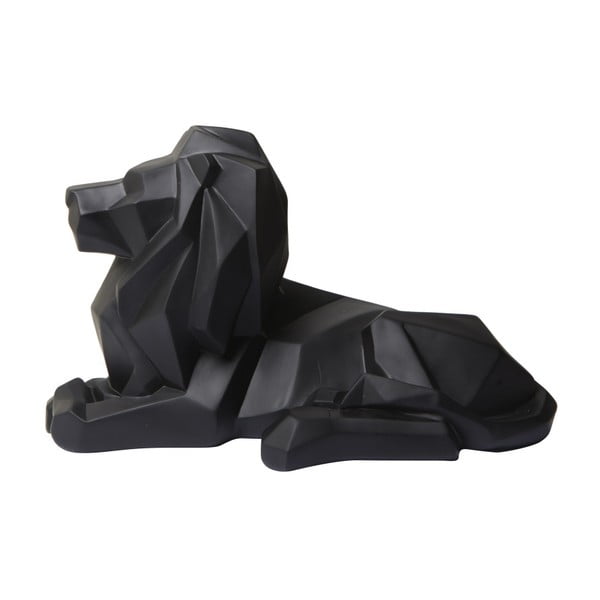 Čierna dekoratívna soška YWL Lion