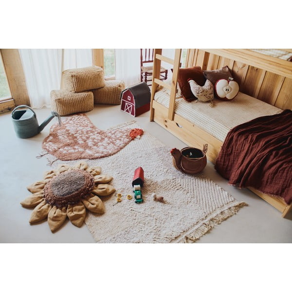 Béžový bavlnený detský hrací koberec 120x170 cm Farm Fields – Lorena Canals-image-3