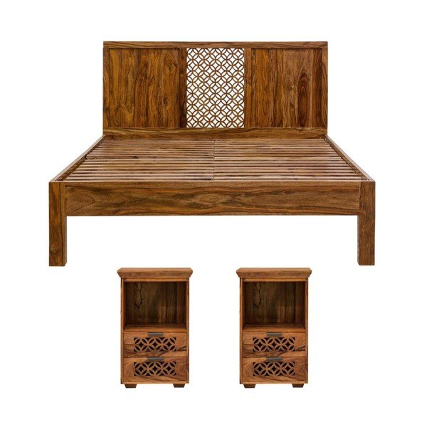 Posteľ z masívneho palisandrového dreva Massive Home Rosie, 160 x 200 cm-image-3