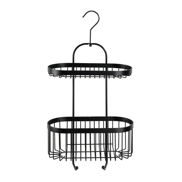 Čierny závesný košík Wenko Classic Plus 2 Tier Caddy-image-2