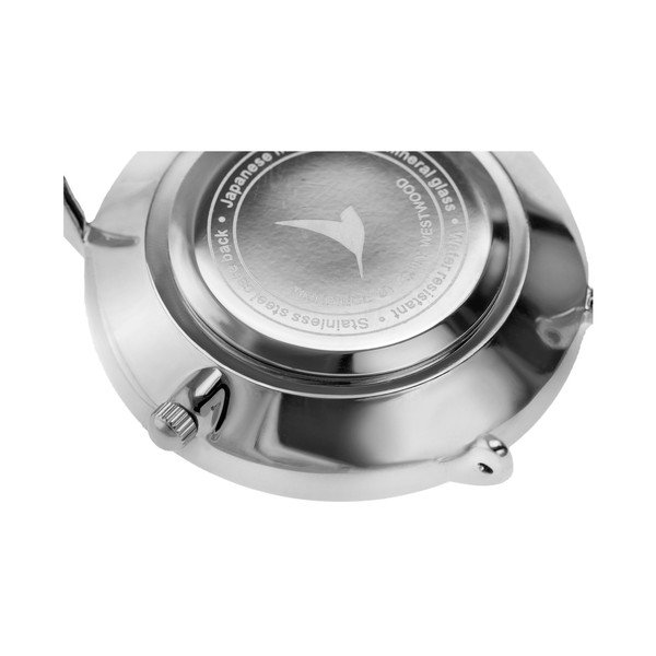 Dámske hodinky s čiernym remienkom z antikoro ocele Emily Westwood Black-image-3