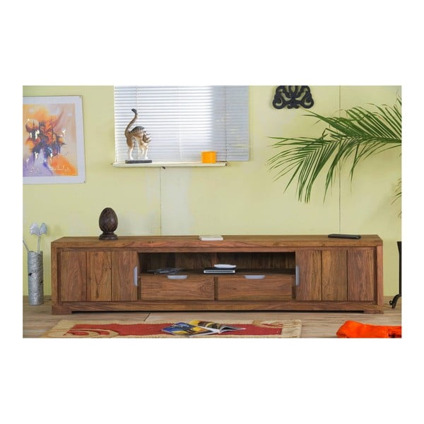 TV stolík z palisandrového dreva, 205 x 45 cm