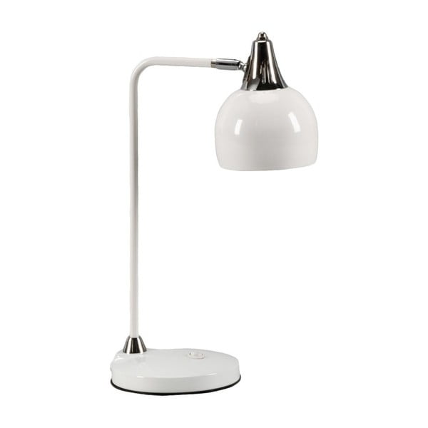 Biela stolová lampa Design Twist Papun