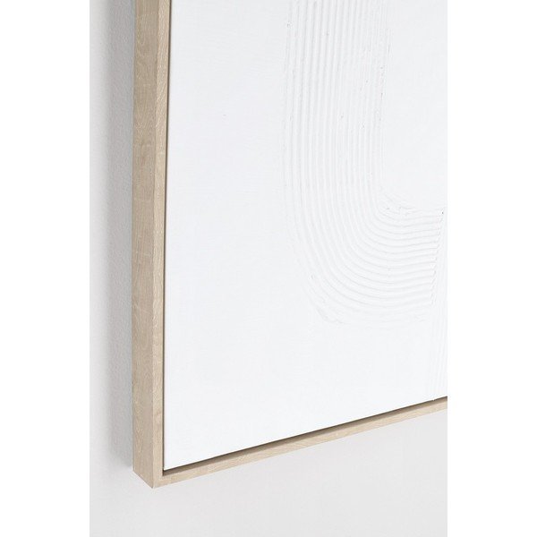 Ručne maľovaný obraz s rámom/na plátne 83x83 cm Texture – Bizzotto-image-2