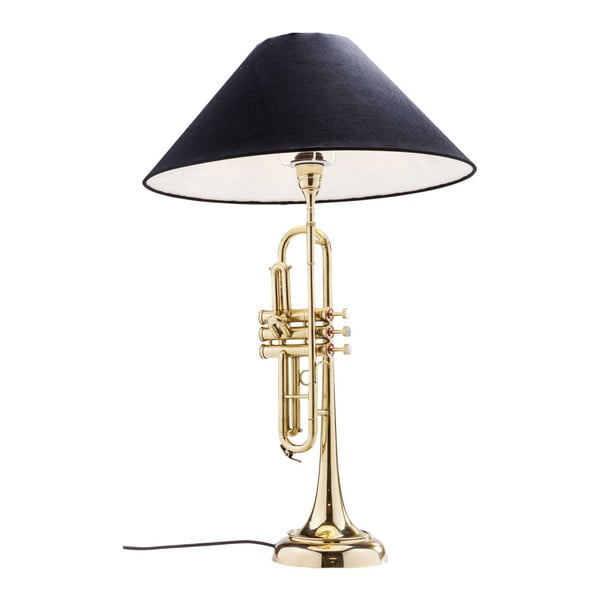 Stolová lampa z leštenej mosadze Kare Design Trumpet