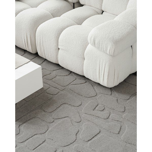 Sivý vlnený koberec 160x230 cm Morphic Dunes – Agnella-image-4