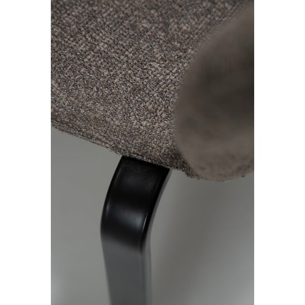 Hnedá čalúnená jedálenská stolička Heap – DAN-FORM Denmark-image-4