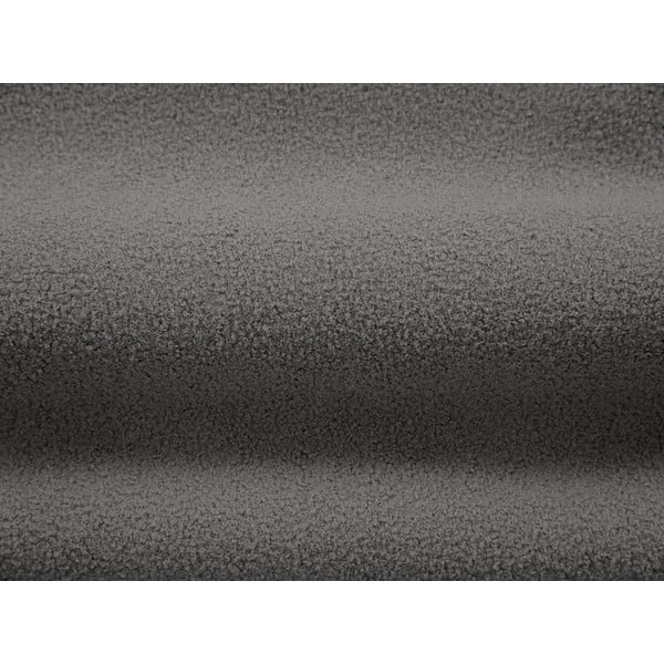Sivé kreslo z textílie buklé Chuck – Micadoni Home-image-4