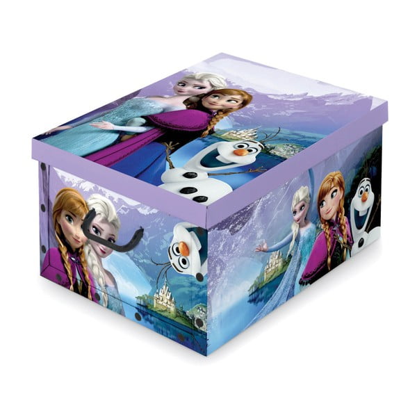 Úložný box na hračky Domopak Frozen, dĺžka 50 cm