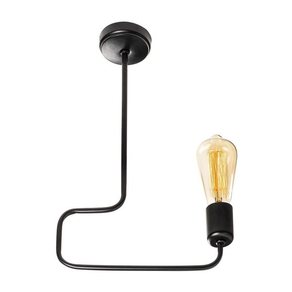 Čierne kovové závesné svietidlo Opviq lights Penelope-image-2