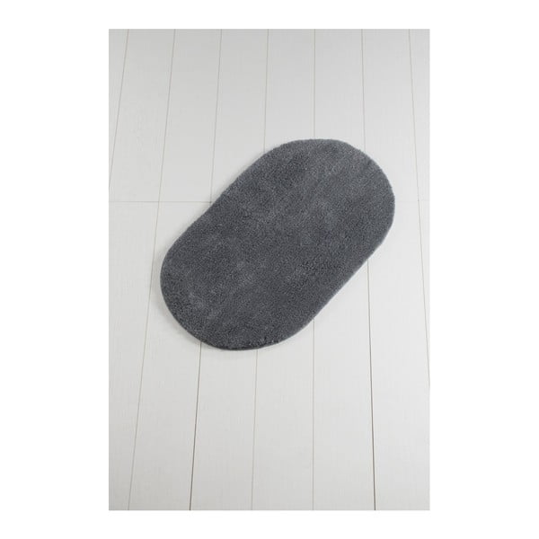 Sivá kúpeľňová predložka Minto Lento, 100 × 60 cm