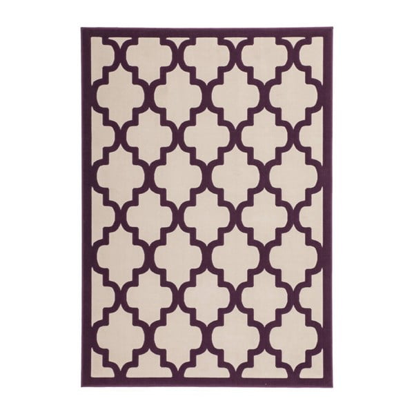 Fialový koberec Kayoom Maroc Sara, 120 x 170 cm