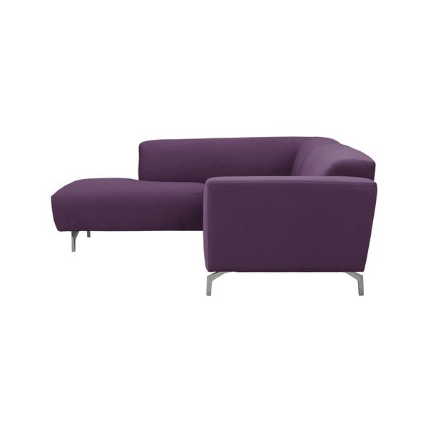 Fialová rohová pohovka Windsor & Co Sofas Orion, ľavý roh-image-2