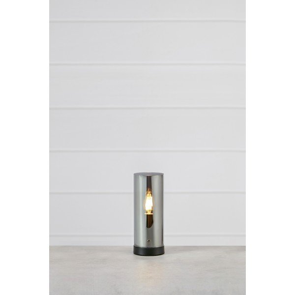 Čierna stolová lampa so skleneným tienidlom (výška  23 cm) Post – Markslöjd-image-1
