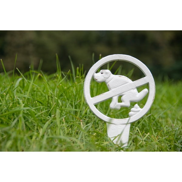 Kovový záhradný zápich No Pooing – Esschert Design-image-1