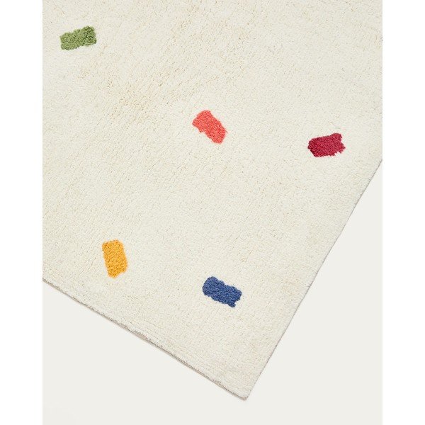 Krémový bavlnený detský koberec 150x200 cm Epifania – Kave Home-image-2