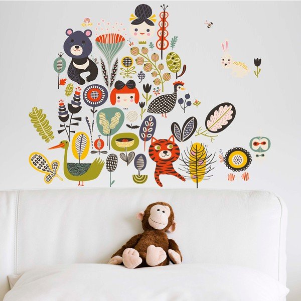 Samolepka Jungle, 41x57 cm