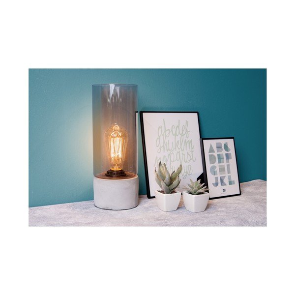 Stolová lampa s betónovým podstavcom Leitmotiv Lax-image-3