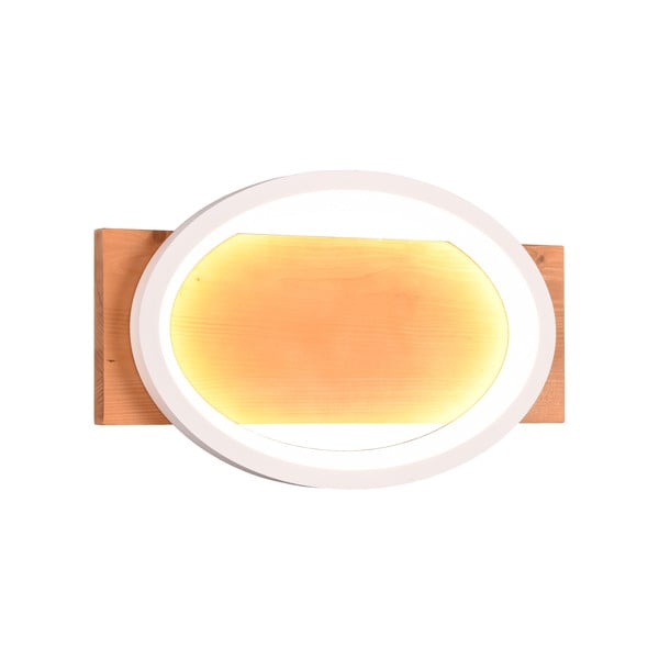 LED stmievateľné nástenné svietidlo v bielo-prírodnej farbe Barca – Trio-image-3