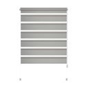 Sivá roleta deň a noc 80x150 cm Zebra – Gardinia
