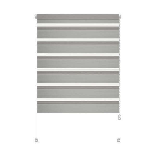Sivá roleta deň a noc 80x150 cm Zebra – Gardinia