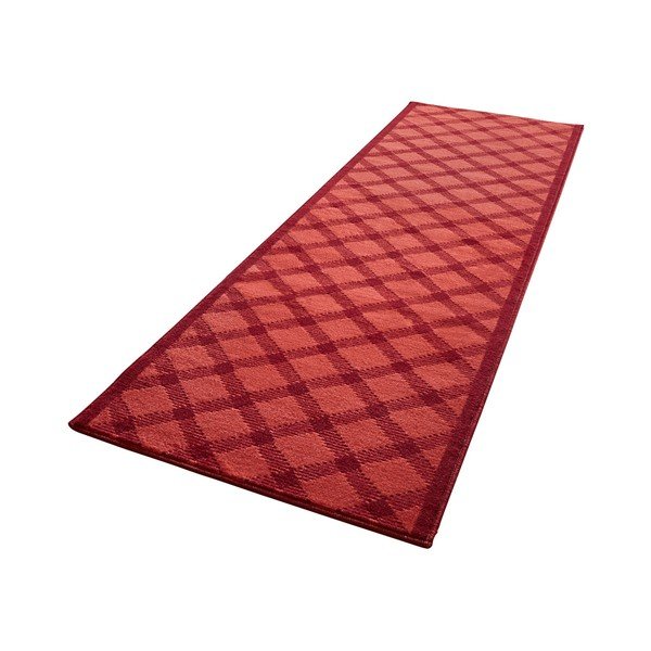 Červený behúň Hanse Home Basic, 80 × 400 cm-image-3