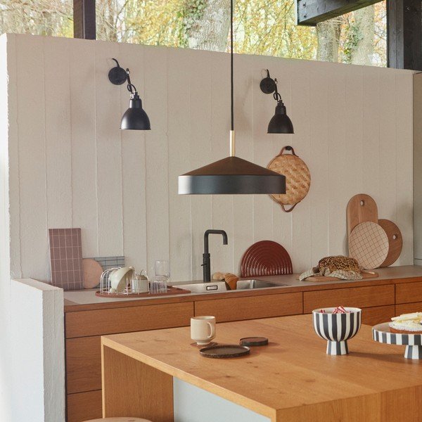 Čierne kovové závesné svietidlo ø 30 cm Hatto – OYOY Living Design-image-2