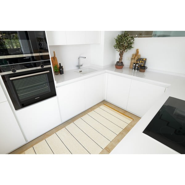 Okrovožlto-krémový vnútorný a vonkajší koberec 140x200 cm Belle Ochre – Pappelina-image-3