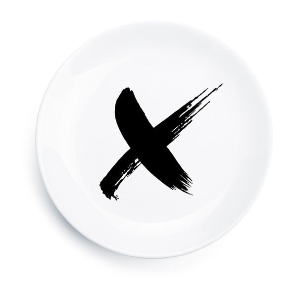 Porcelánový tanier Kiss, 25 cm