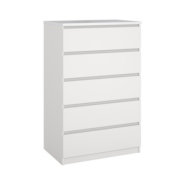 Biela komoda 77x121x50 cm Naia – Tvilum