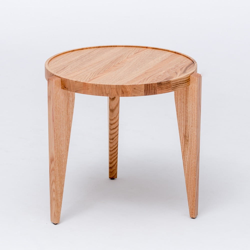 Dubový kávový stolík Bontri, 50x44 cm