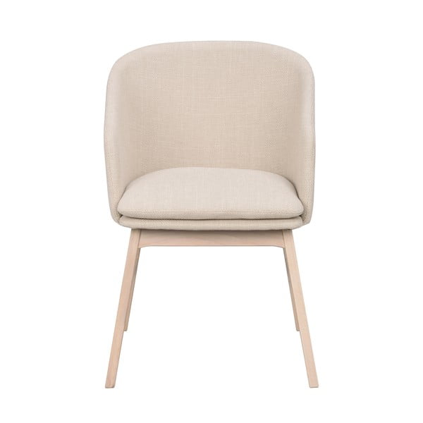 Béžové čalúnené jedálenské kreslá v súprave 2 ks Windham – Rowico-image-3