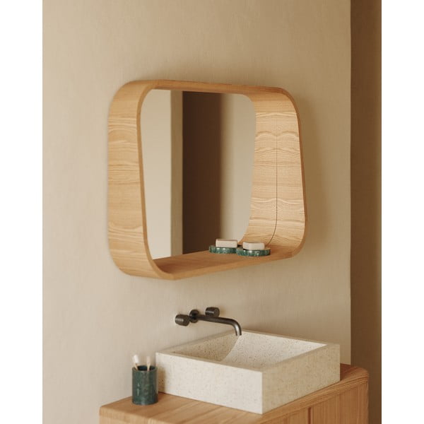 Nástenné zrkadlo 90x60 cm Salaya – Kave Home-image-1