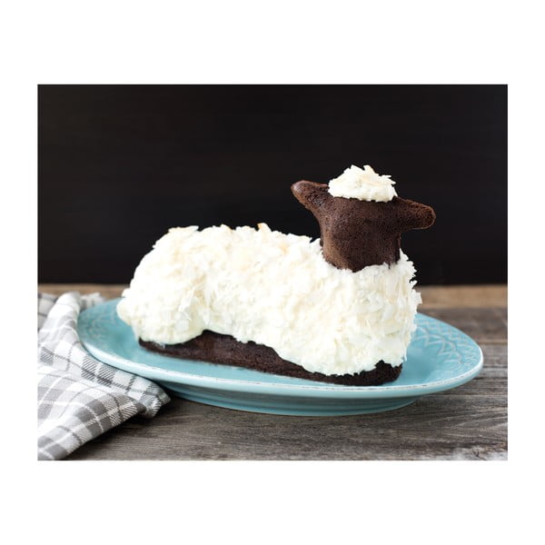 Strieborná veľkonočná forma v tvare barančeka Nordic Ware, 700 ml-image-1