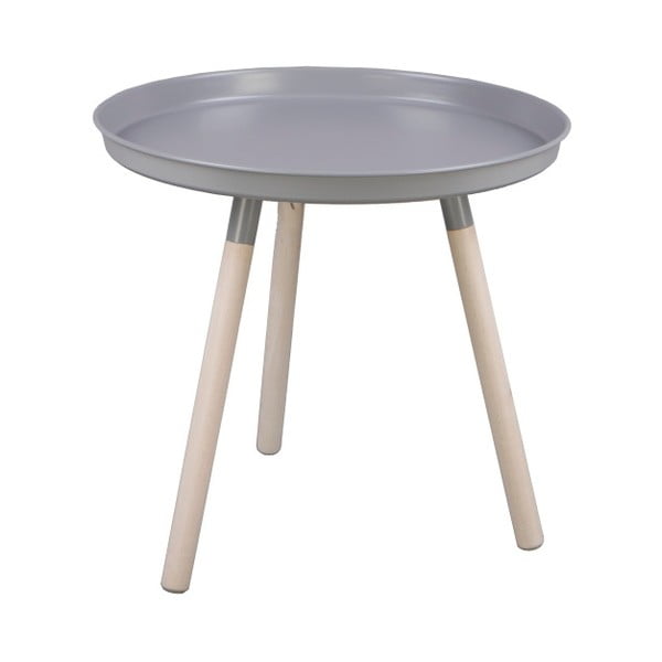 Sivý odkladací stolík Nørdifra Sticks, výška 46,5 cm