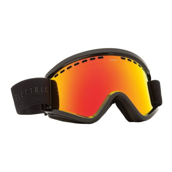 Pánske lyžiarske okuliare Electric EGV Gloss Black - Bronze Red Chrome, veľ. M