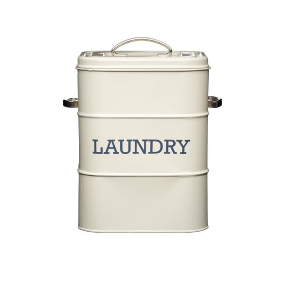 Krémovobiela dóza na prací prášok Kitchen Craft Living Nostalgia-image-2