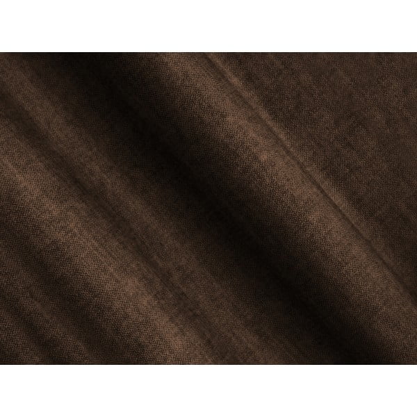 Tmavohnedá zamatová rohová pohovka (ľavý roh/do tvaru "U") Loretto – Cosmopolitan Design-image-4