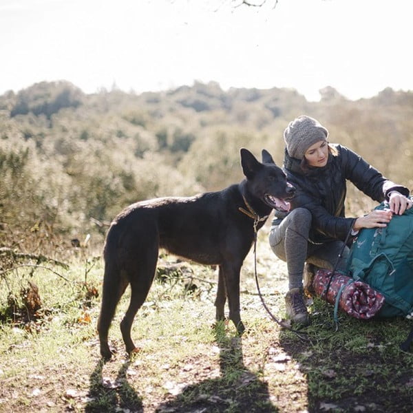 Hnedý cestovný pelech pre psa 50x75 cm Outdoor Chill Pad Mocha M – P.L.A.Y.-image-2