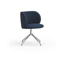 Tmavomodré čalúnené jedálenské kreslo Mogi – Teulat