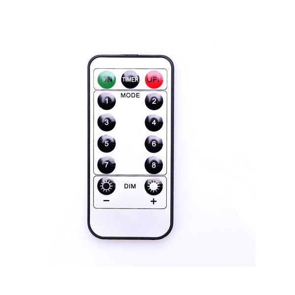 LED svetelná reťaz s diaľkovým ovládaním DecoKing Chain, 100 svetielok, dĺžka 10,3 m-image-2