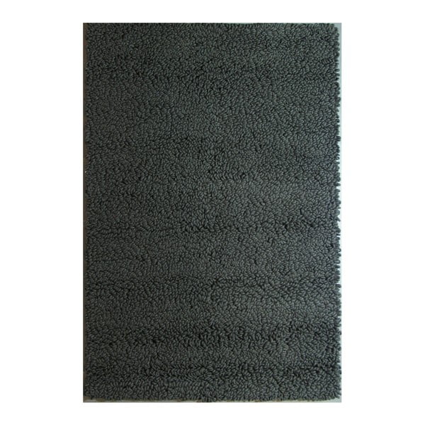 Vlnený koberec Dutch Carpets Loop Black Uni, 160 x 230 cm