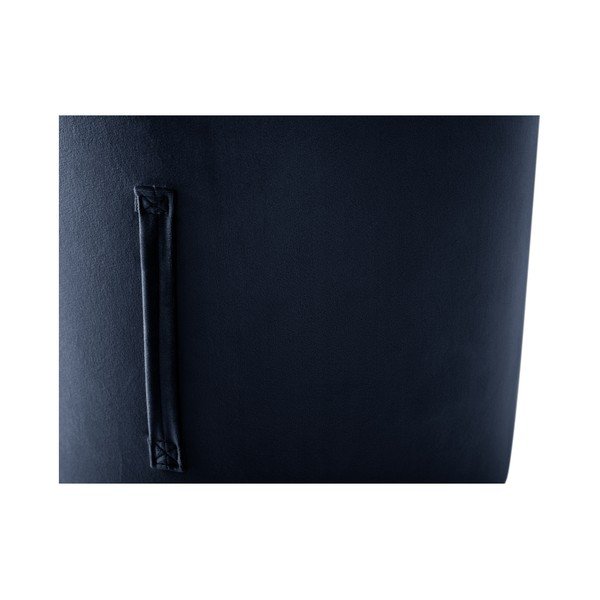 Tmavomodrý puf Mazzini Sofas Fiore, ⌀ 40 cm-image-3